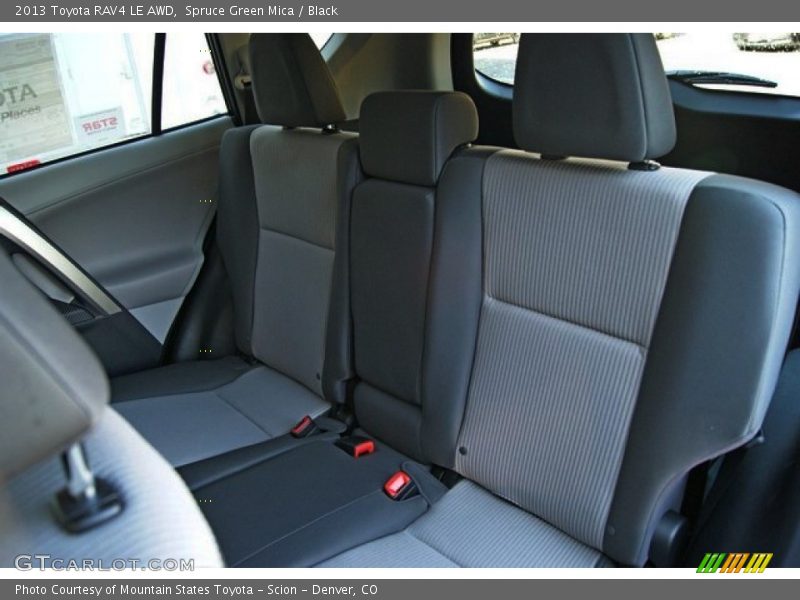 Spruce Green Mica / Black 2013 Toyota RAV4 LE AWD