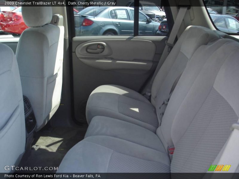 Dark Cherry Metallic / Gray 2009 Chevrolet TrailBlazer LT 4x4