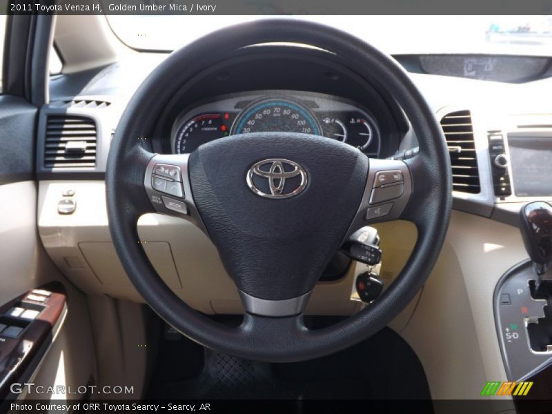 Golden Umber Mica / Ivory 2011 Toyota Venza I4