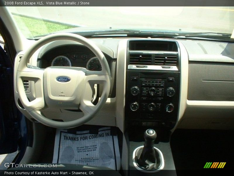 Vista Blue Metallic / Stone 2008 Ford Escape XLS