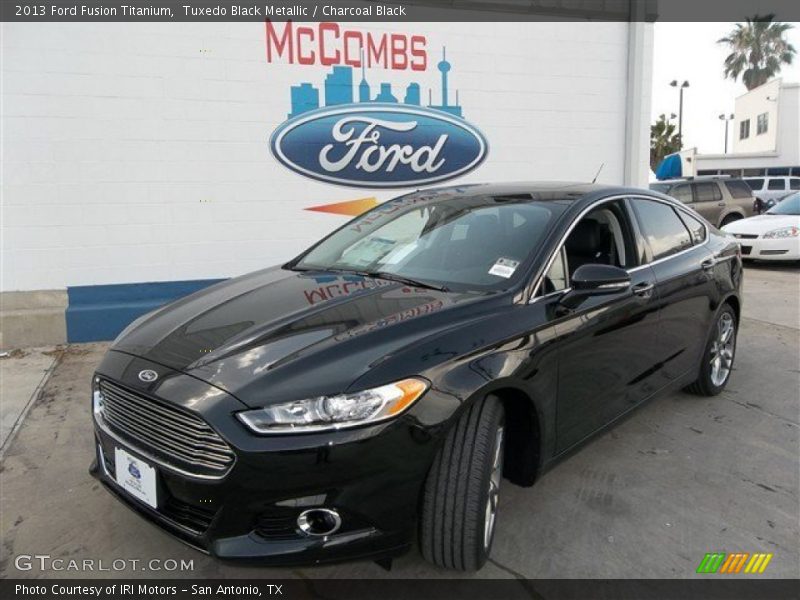 Tuxedo Black Metallic / Charcoal Black 2013 Ford Fusion Titanium