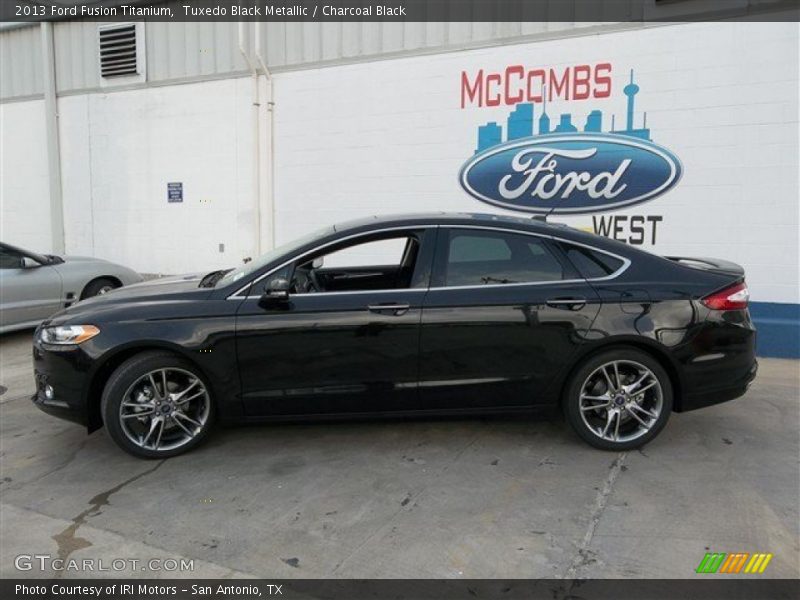 Tuxedo Black Metallic / Charcoal Black 2013 Ford Fusion Titanium