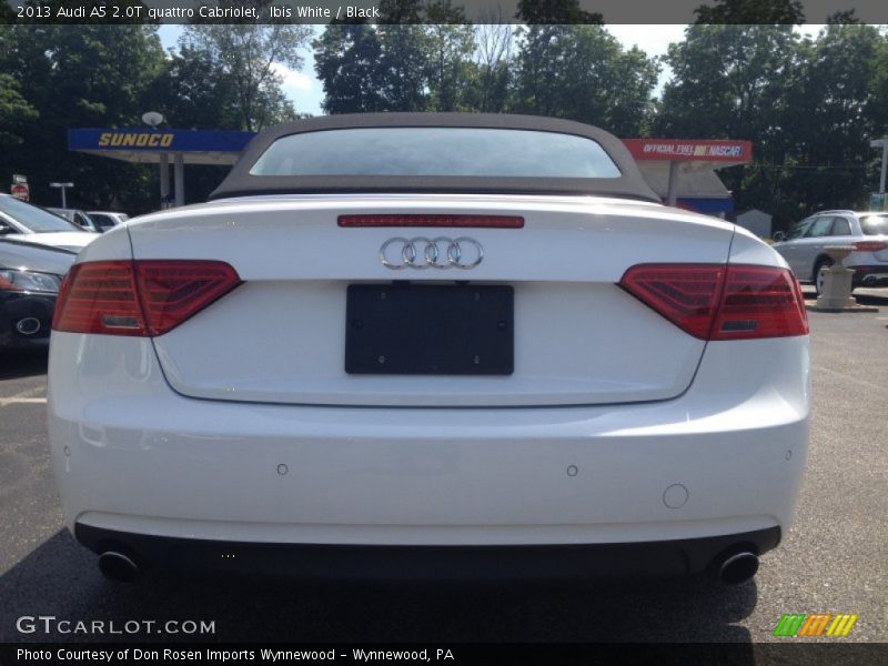 Ibis White / Black 2013 Audi A5 2.0T quattro Cabriolet