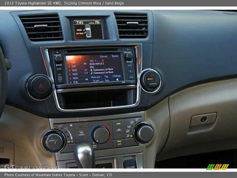 Sizzling Crimson Mica / Sand Beige 2013 Toyota Highlander SE 4WD