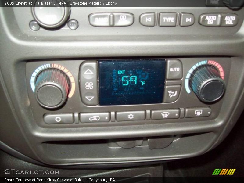 Graystone Metallic / Ebony 2009 Chevrolet TrailBlazer LT 4x4