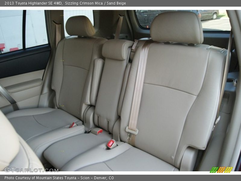 Sizzling Crimson Mica / Sand Beige 2013 Toyota Highlander SE 4WD