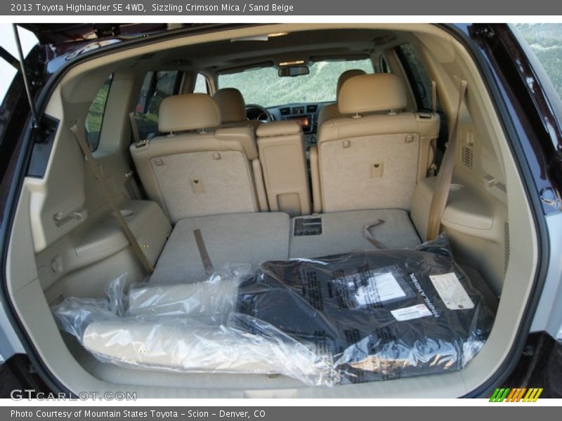 Sizzling Crimson Mica / Sand Beige 2013 Toyota Highlander SE 4WD