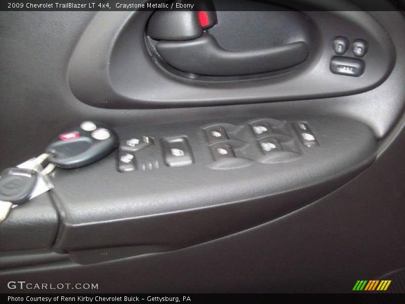 Graystone Metallic / Ebony 2009 Chevrolet TrailBlazer LT 4x4