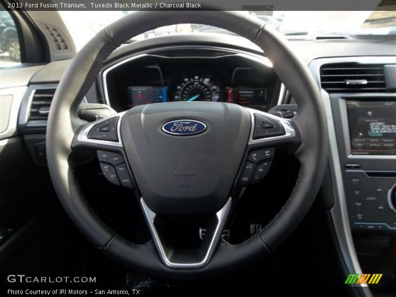 Tuxedo Black Metallic / Charcoal Black 2013 Ford Fusion Titanium