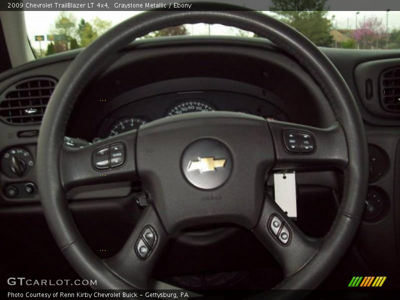Graystone Metallic / Ebony 2009 Chevrolet TrailBlazer LT 4x4