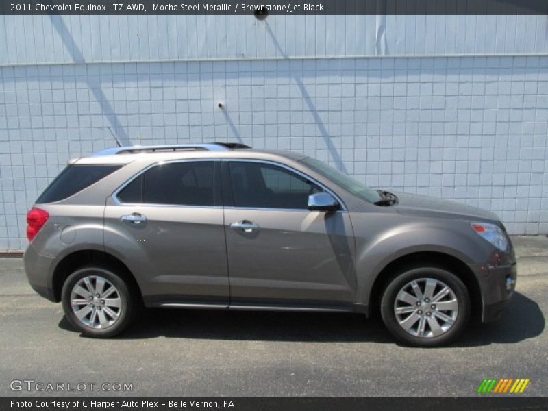 Mocha Steel Metallic / Brownstone/Jet Black 2011 Chevrolet Equinox LTZ AWD