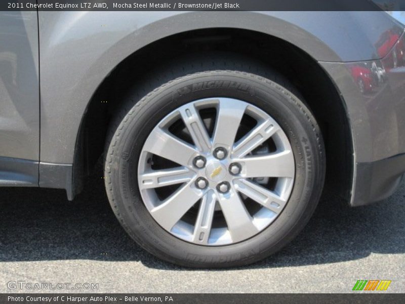 Mocha Steel Metallic / Brownstone/Jet Black 2011 Chevrolet Equinox LTZ AWD