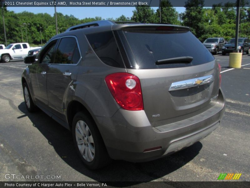 Mocha Steel Metallic / Brownstone/Jet Black 2011 Chevrolet Equinox LTZ AWD