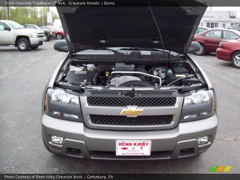 Graystone Metallic / Ebony 2009 Chevrolet TrailBlazer LT 4x4
