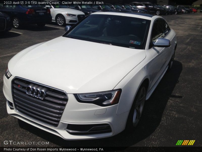 Glacier White Metallic / Black 2013 Audi S5 3.0 TFSI quattro Coupe