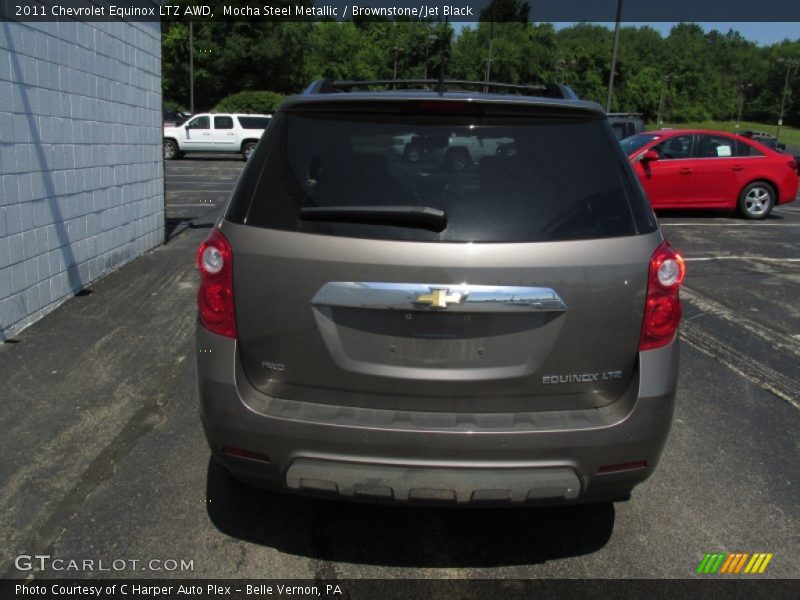 Mocha Steel Metallic / Brownstone/Jet Black 2011 Chevrolet Equinox LTZ AWD