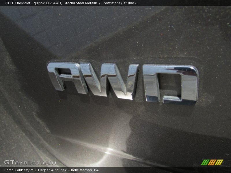 Mocha Steel Metallic / Brownstone/Jet Black 2011 Chevrolet Equinox LTZ AWD