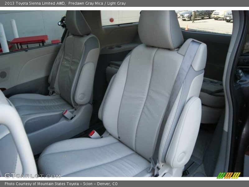 Predawn Gray Mica / Light Gray 2013 Toyota Sienna Limited AWD