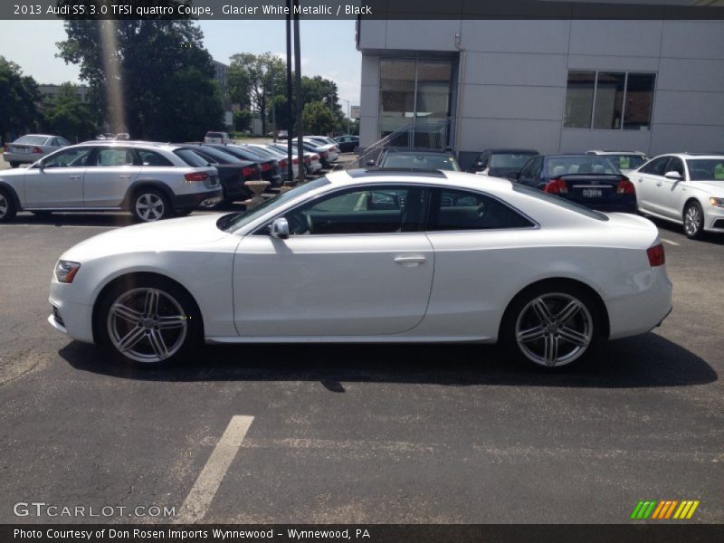 Glacier White Metallic / Black 2013 Audi S5 3.0 TFSI quattro Coupe