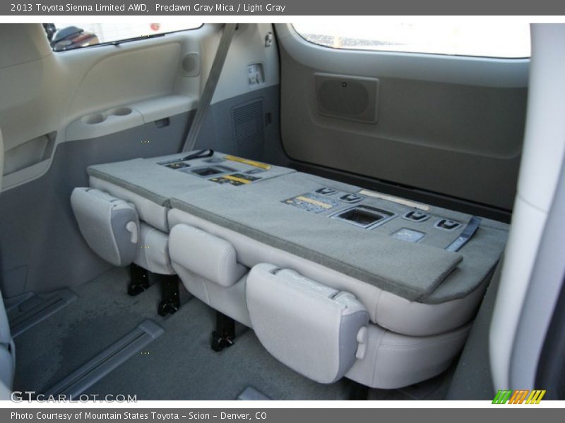 Predawn Gray Mica / Light Gray 2013 Toyota Sienna Limited AWD