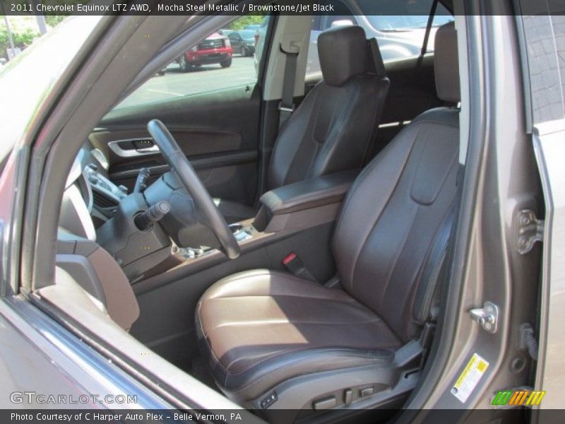 Mocha Steel Metallic / Brownstone/Jet Black 2011 Chevrolet Equinox LTZ AWD
