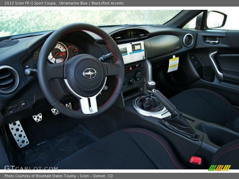 Ultramarine Blue / Black/Red Accents 2013 Scion FR-S Sport Coupe