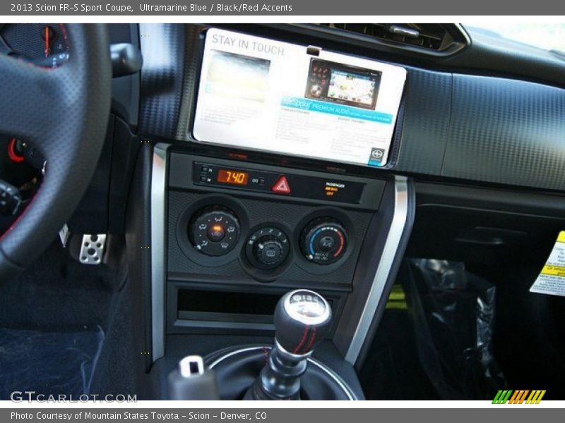 Ultramarine Blue / Black/Red Accents 2013 Scion FR-S Sport Coupe