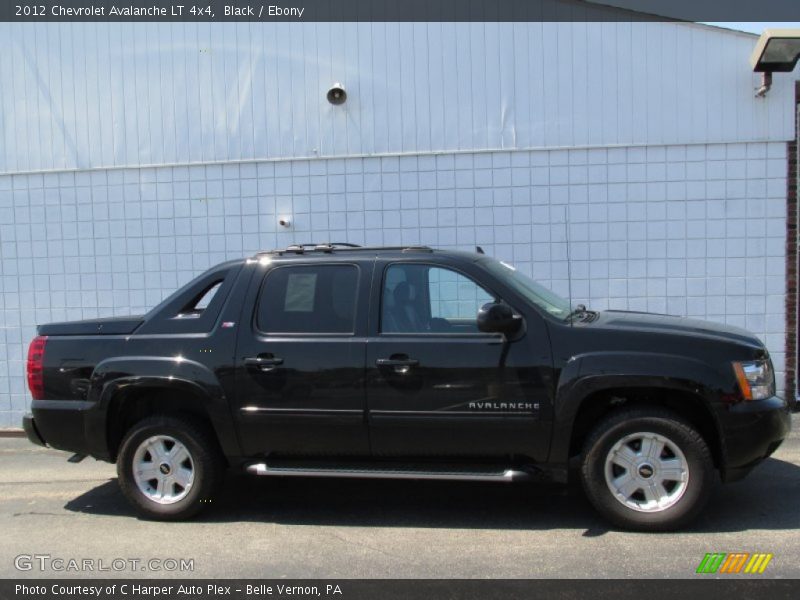 Black / Ebony 2012 Chevrolet Avalanche LT 4x4