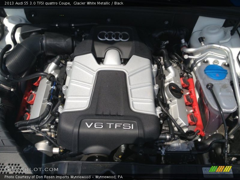 Glacier White Metallic / Black 2013 Audi S5 3.0 TFSI quattro Coupe