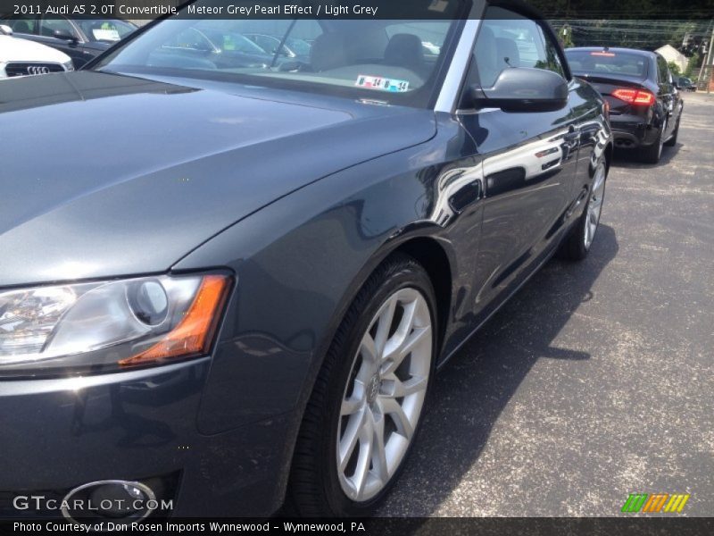 Meteor Grey Pearl Effect / Light Grey 2011 Audi A5 2.0T Convertible