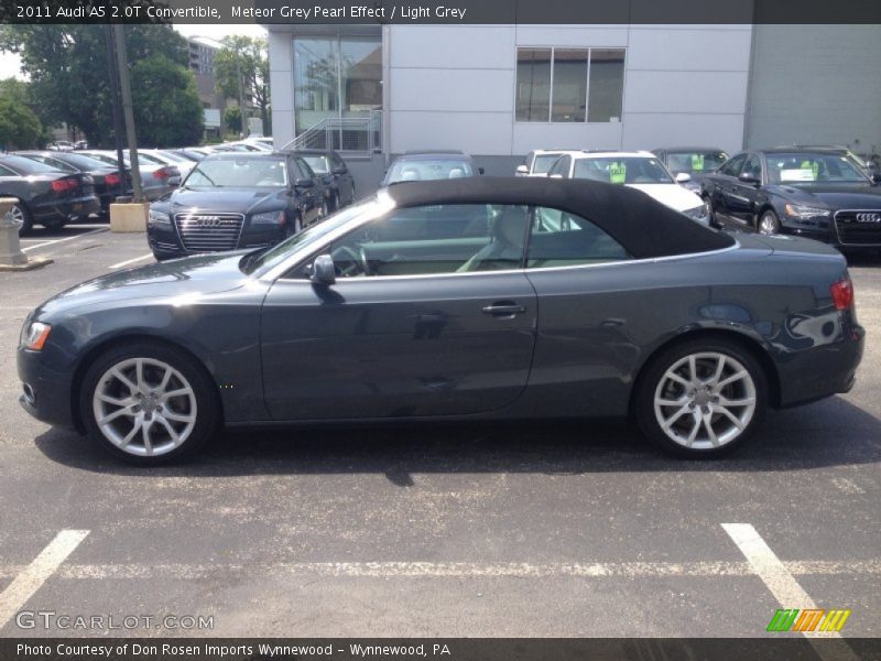 Meteor Grey Pearl Effect / Light Grey 2011 Audi A5 2.0T Convertible