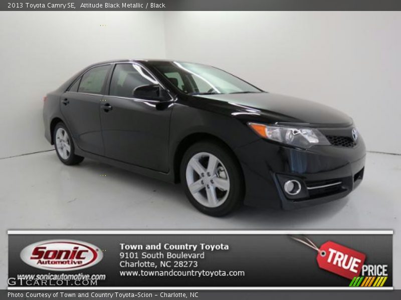 Attitude Black Metallic / Black 2013 Toyota Camry SE