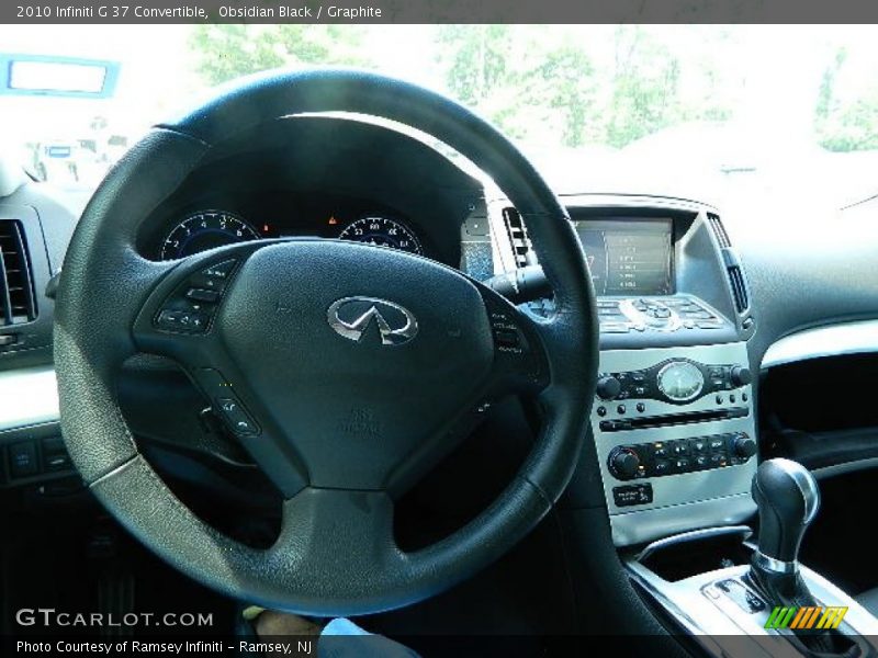 Obsidian Black / Graphite 2010 Infiniti G 37 Convertible