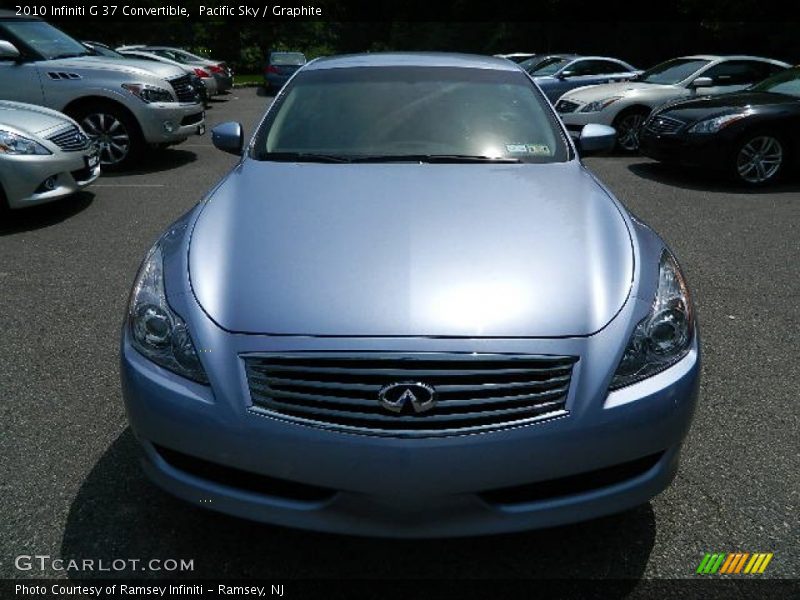 Pacific Sky / Graphite 2010 Infiniti G 37 Convertible