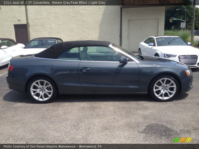 Meteor Grey Pearl Effect / Light Grey 2011 Audi A5 2.0T Convertible
