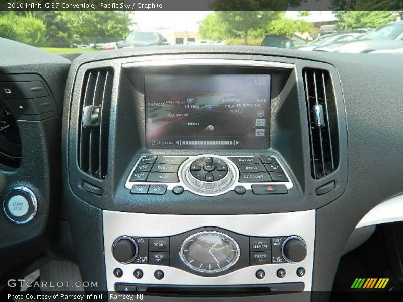 Pacific Sky / Graphite 2010 Infiniti G 37 Convertible