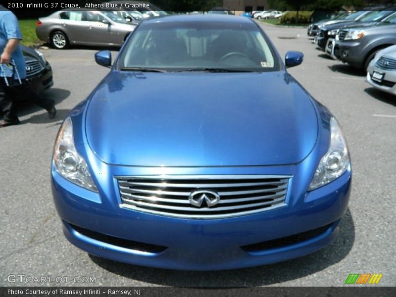 Athens Blue / Graphite 2010 Infiniti G 37 Coupe