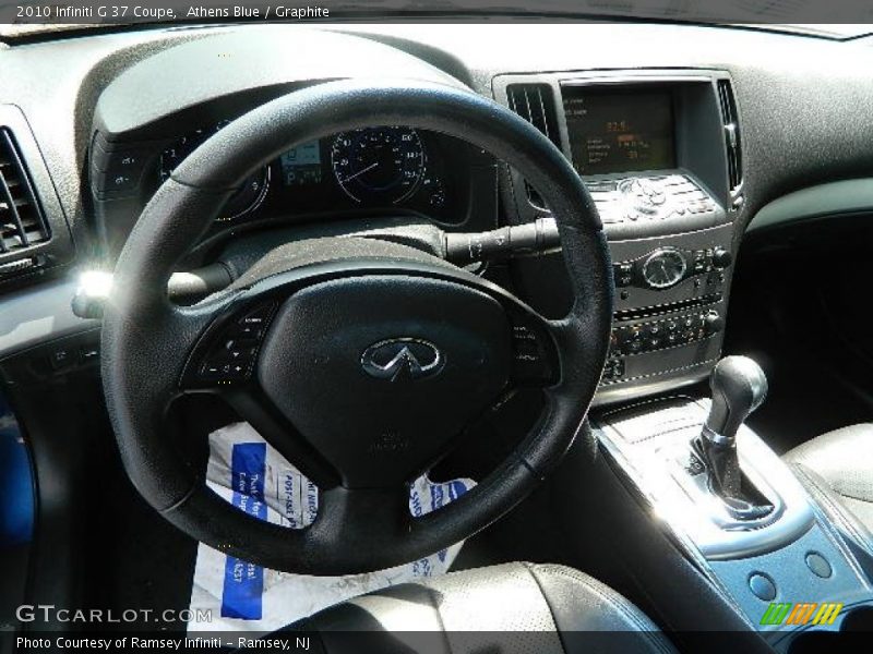 Athens Blue / Graphite 2010 Infiniti G 37 Coupe