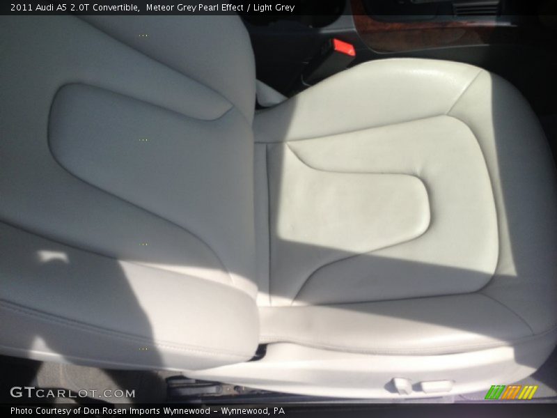 Meteor Grey Pearl Effect / Light Grey 2011 Audi A5 2.0T Convertible