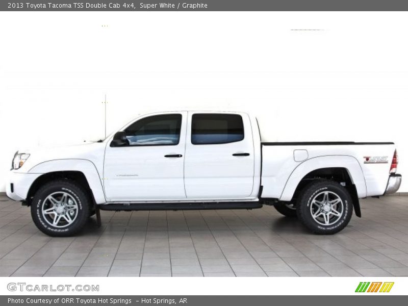 Super White / Graphite 2013 Toyota Tacoma TSS Double Cab 4x4