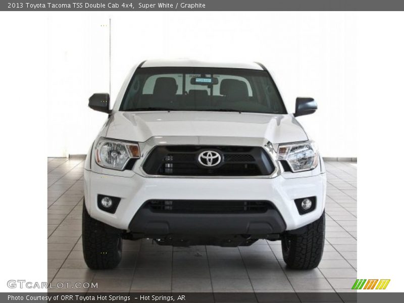 Super White / Graphite 2013 Toyota Tacoma TSS Double Cab 4x4