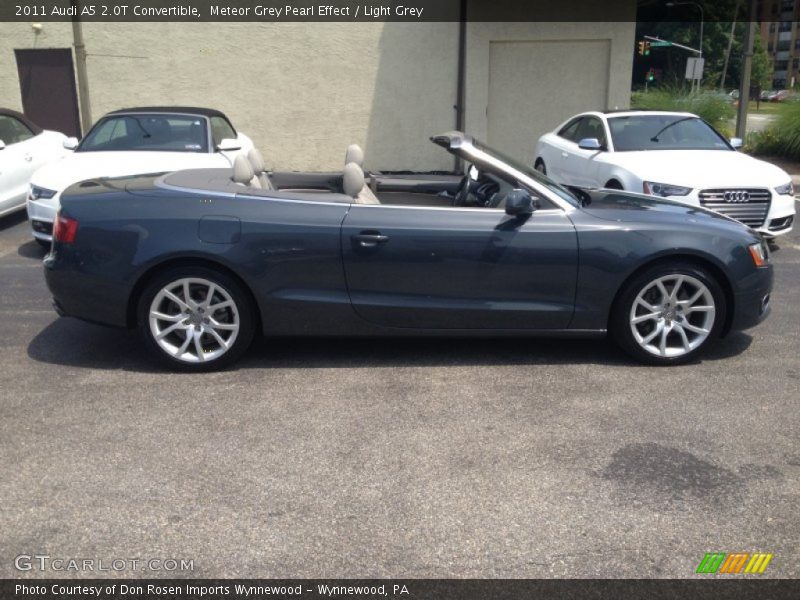 Meteor Grey Pearl Effect / Light Grey 2011 Audi A5 2.0T Convertible