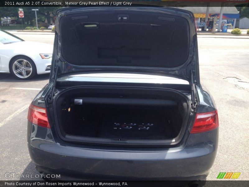Meteor Grey Pearl Effect / Light Grey 2011 Audi A5 2.0T Convertible
