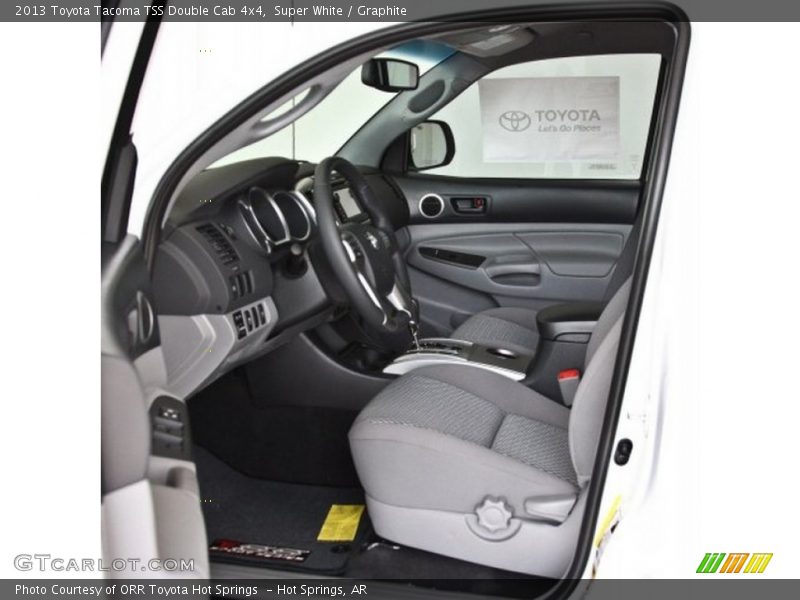 Super White / Graphite 2013 Toyota Tacoma TSS Double Cab 4x4