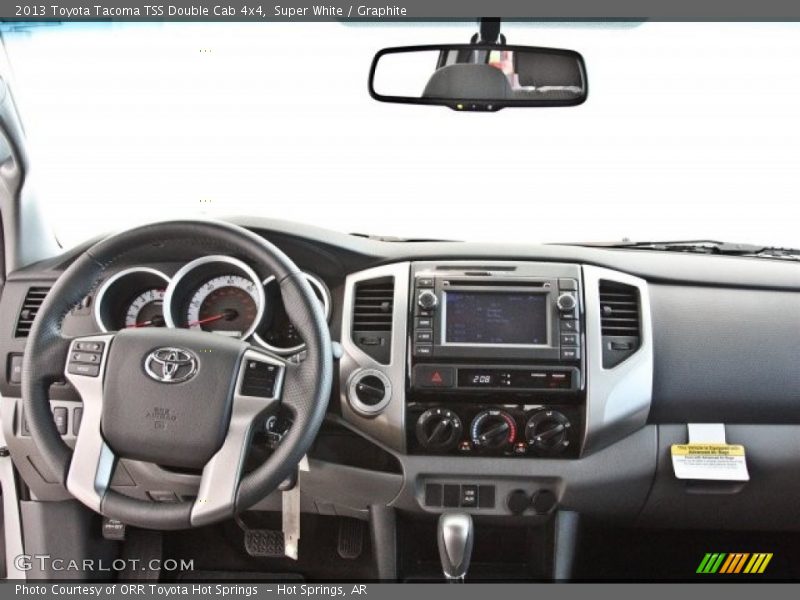 Super White / Graphite 2013 Toyota Tacoma TSS Double Cab 4x4