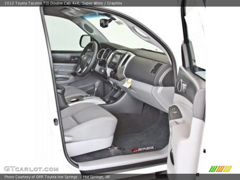 Super White / Graphite 2013 Toyota Tacoma TSS Double Cab 4x4