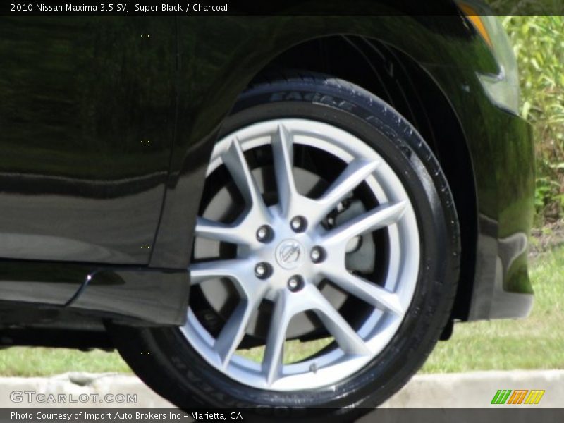 Super Black / Charcoal 2010 Nissan Maxima 3.5 SV