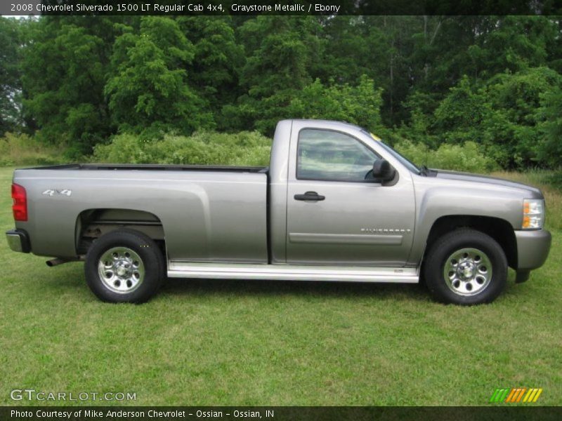 Graystone Metallic / Ebony 2008 Chevrolet Silverado 1500 LT Regular Cab 4x4