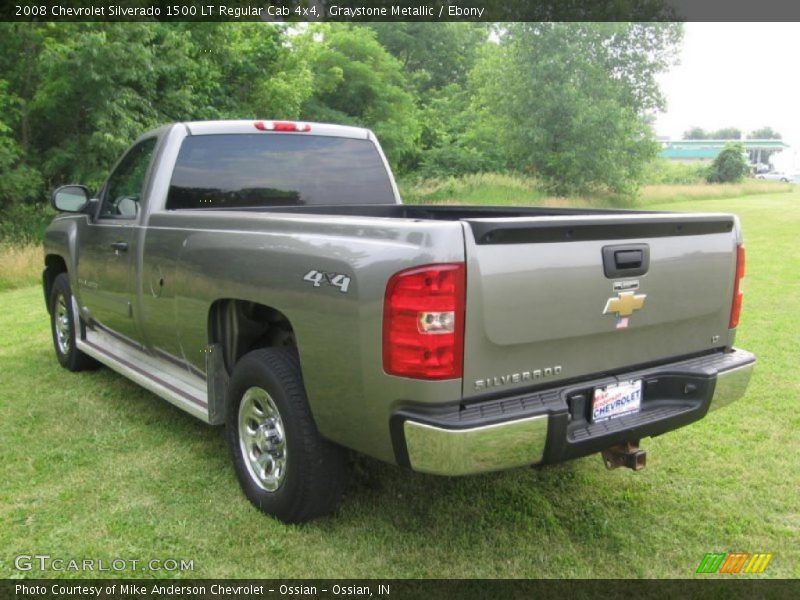 Graystone Metallic / Ebony 2008 Chevrolet Silverado 1500 LT Regular Cab 4x4