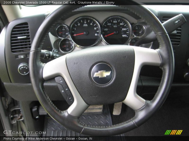 Graystone Metallic / Ebony 2008 Chevrolet Silverado 1500 LT Regular Cab 4x4